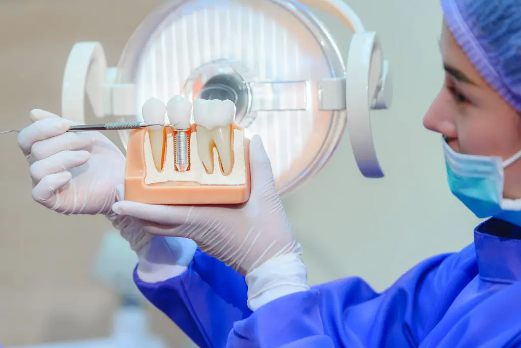 Medical treatment at dental clinic